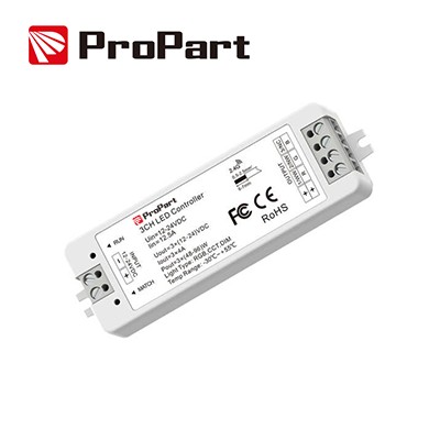 [SD3CH-4Z12A] Ricevitore DIM RF 3 Canali - 12/24V DC, 4A/Canale