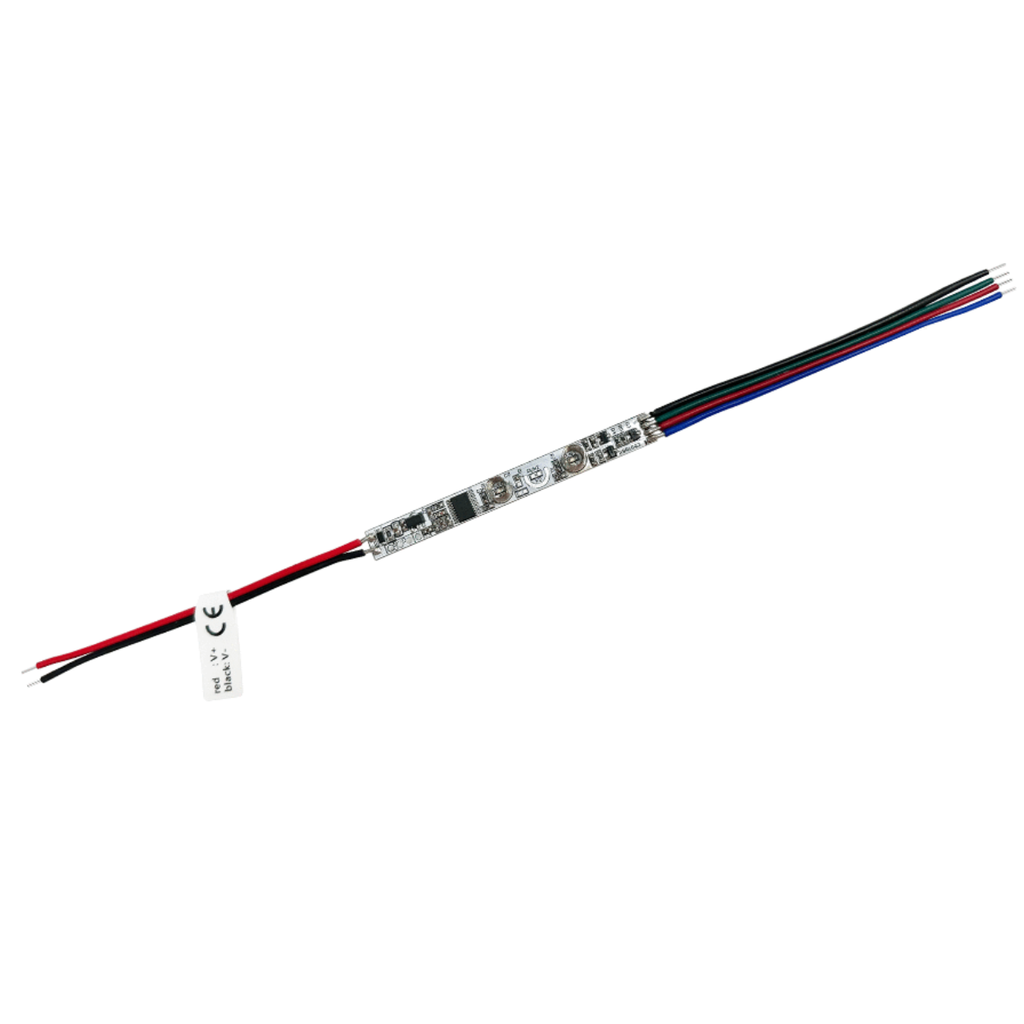 [SDS5-E3-C2] Pulsante Touch Controller per Strisce LED RGB – 5–24V DC, 1 Canale, 2KHz PWM