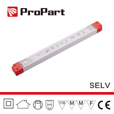[PES20-150W24V] Alimentatore SLIM: IP20 24V 150W 6.25A Size:360*31*24mm