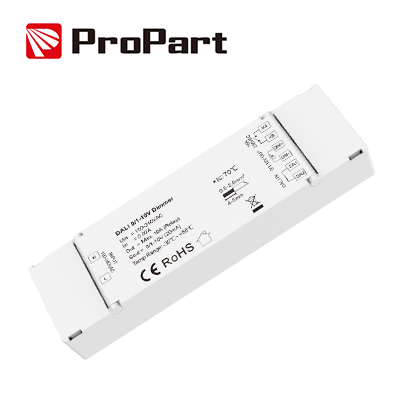 [SD1CH-DA10A] Dimmer DALI 1CH*10A, 0/1-10V 100-240VAC