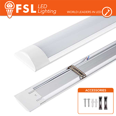 [FL185-18W40K60] Plafoniera LED Lineare IP20 60cm 18W 1275LM 4000K