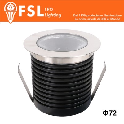 [FLM32IP65-9W4] POLARIS - Punti Luce LED Spotlight Waterproof – 9W 4000K – 72*75mm – IP65