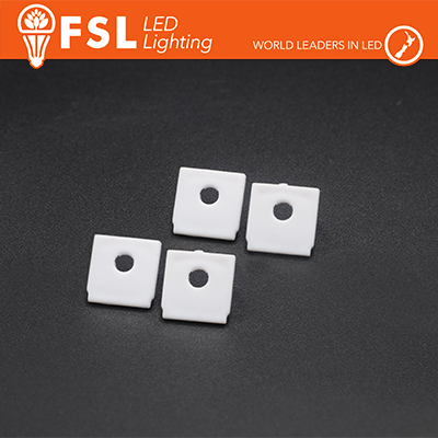 FSL Kit tappi terminali FLPAB‑1RAS2M per profilo alluminio Raso 2m ad incasso a filo