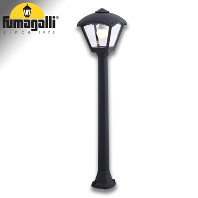 GIAFFA/DARIO NERO TRASP E27 A60 LED 8,5W CCT SET - 97,5 cm