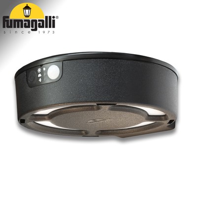FORTUNATO NERO SOLAR LED Ø150 PIR 4000K