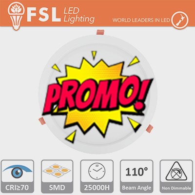 [FLSP1106RO24W65] Downlight LED IP20 24W 6500K 2000LM 110° FORO:285mm