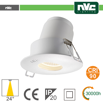 [NV39D-9W4K24] Faro direzionabile LED IP20 9W 4000K 700LM 24º FORO:95mm