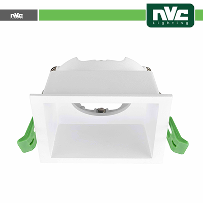 [NVF5W] Ghiera fissa anti abbagliamento foro 75*75mm BIANCO