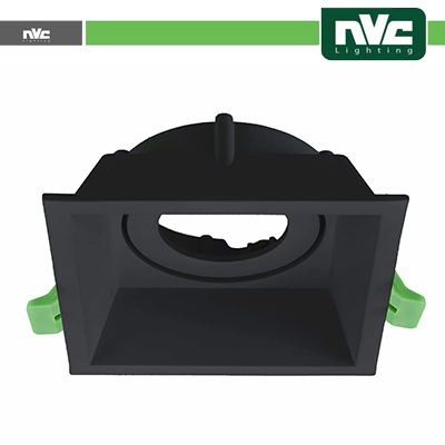 [NVF6B] Ghiera orientabile anti abbagliamento foro 90*90mm NERO
