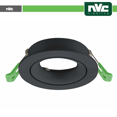 [NVF1B] Ghiera orientabile foro 75mm COLORE NERO