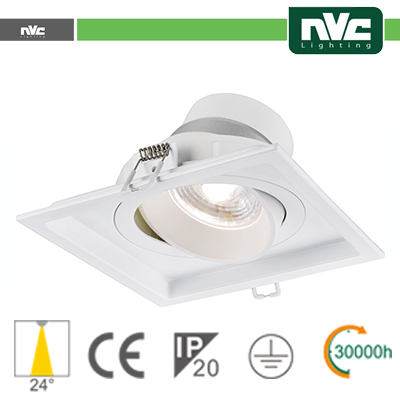 Incasso Multi lampada - 9w (1x9w) 3000k 720lm >24°
