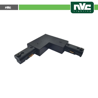 [NVTRB-T3LJ] Connettore Forma  L  Binario Monofase - Colore Nero