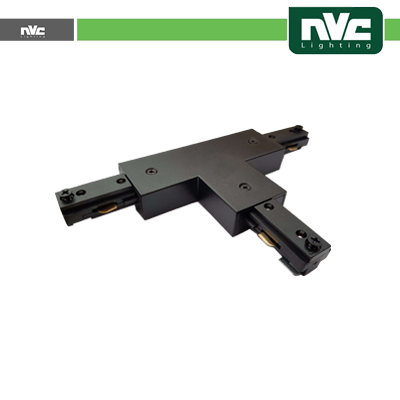 [NVTRB-T3TJ] Connettore Forma  T  Binario Monofase - Colore Nero