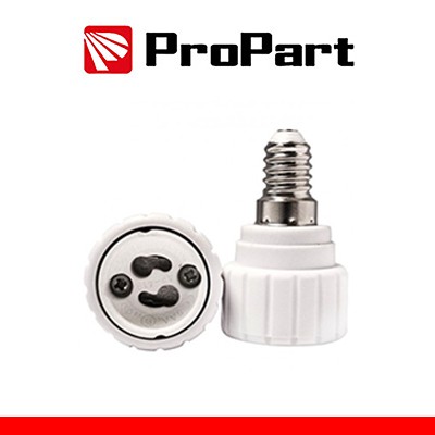 [PEL1410] Adattatore per lampada da E14 a GU10 - 2A 250V - 40W max