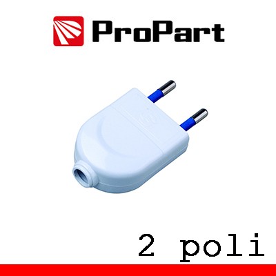 [PES1001-WP] Spina 10A 2 poli polybag