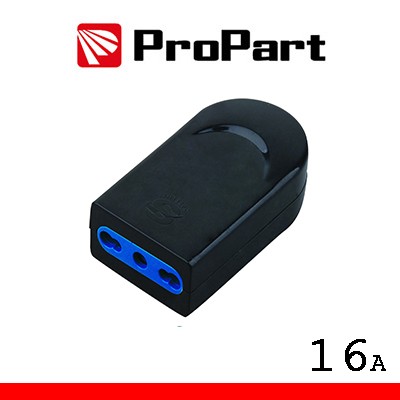 [PES1005-BKP] Presa 10/16A 2P+T nera polybag