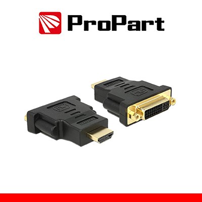 [TR-HASPD] Adatt. Spina HDMI(19PIN)-Presa DVI-D Dual Link(24+5) dorato