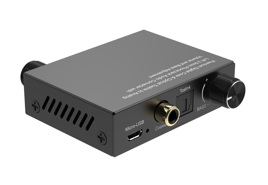 [PT-PETDAC] Convertitore Audio da Digitale a Analogico, Volume e Bassi