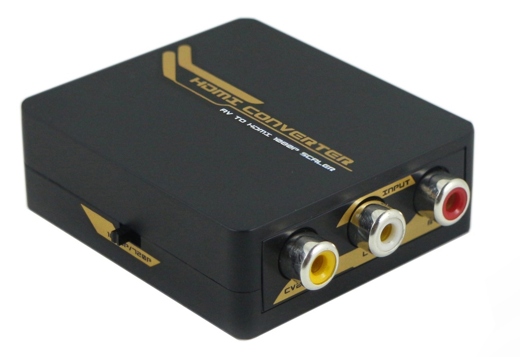 [PT-PETCH] Mini Convertitore Video da Cvbs ad HDMI, scaler 720 - 1080p