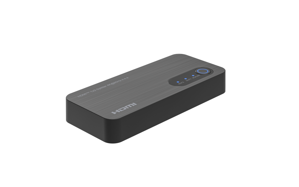 Splitter HDMI 1x2, 18G HDMI 2.0  4K2K@60Hz, con Downscaler