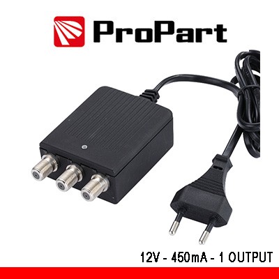 [PEA12V-4503] Alimentatore per amplificatori d'antennaTV 12V 450mA 2uscite