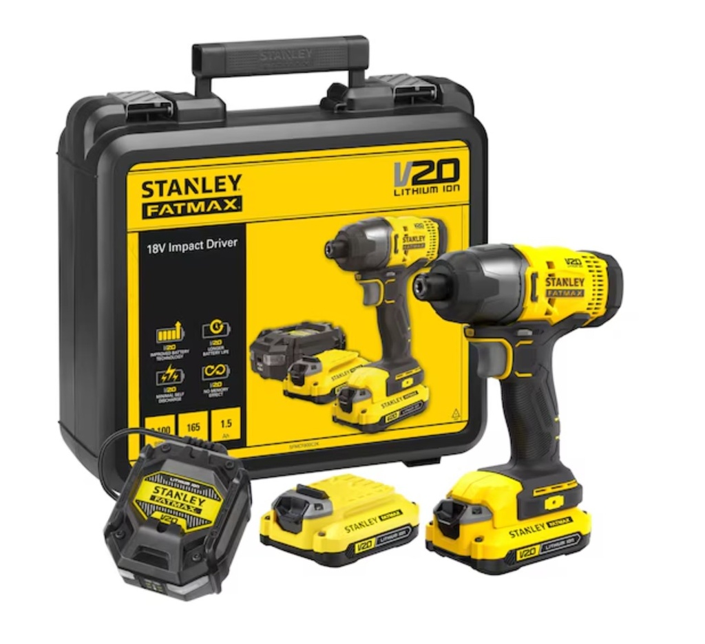 SFMCF800C2K-QW,AVVITATORE A IMPULSI 1/4'' 18V, 1,5AH