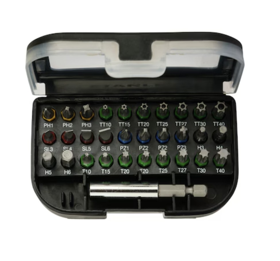 STA60490-XJ,SET 31pz INSERTI 25mm MISTI - CODIFICA CROMATICA