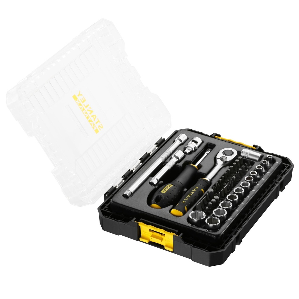 [CHUM98101-ST] FMMT98101-0, SET 48 PZ CHIAVI A BUSSOLA ED ACCESSORI ATT. 1/4 STANLEY