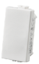[9235116] TAPPO COPRIFORO MODULO CIECO PER COPRIRE SPAZI INUTILIZZATI NELLE PLACCHE MODULARI COLORE BIANCO SERIE GALAXY